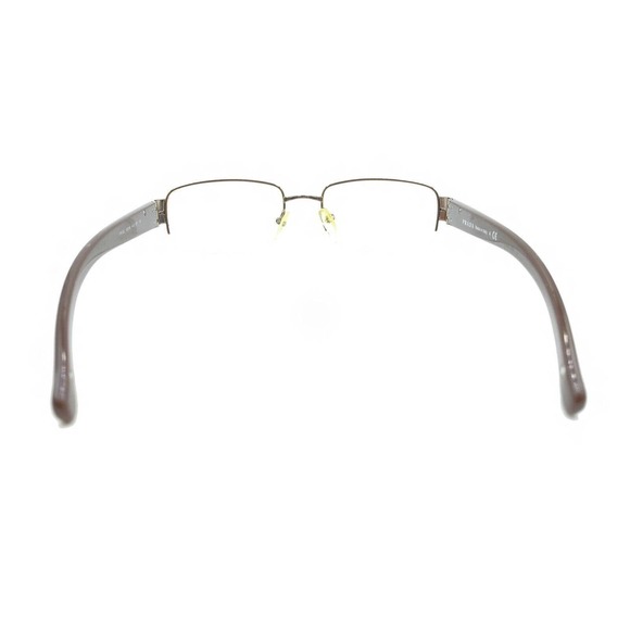 Prada VPR 52L 4AC-1O1 Brown Half Rim Eyeglasses Frames 52-18 135 Italy Designer - Picture 5 of 12
